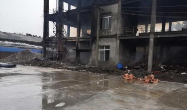 樂山廢舊廠房火災